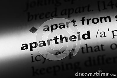 apartheid Stock Photo