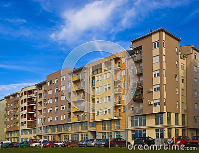 Apartment building Stock Photo