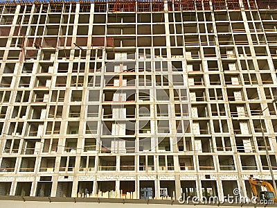 Constuction site in Moscow Editorial Stock Photo
