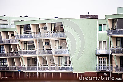 Apartment building with Generic architecture. Editorial Stock Photo