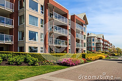 Apartment Building Stock Photo