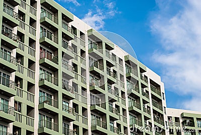 Apartment building Stock Photo