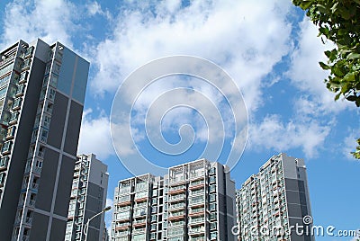 Apartment building Stock Photo