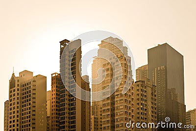 Apartment buildings Stock Photo