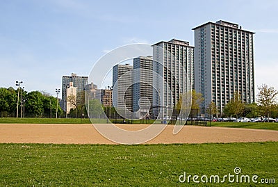 Apartment buildings Stock Photo