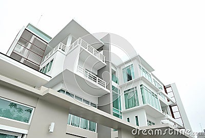 Apartment buildings Stock Photo