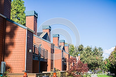 Apartment complex Stock Photo