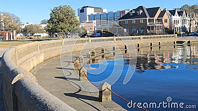 Apartment Complexes In Beautiful Downtown Norfolk Editorial Stock Photo