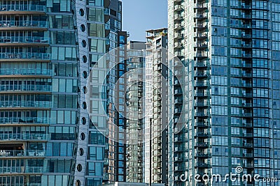 Apartment/Condo Highrises Stock Photo