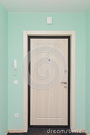 Apartment with an entrance door Stock Photo