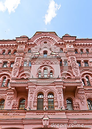 Apartment house of N. Basin (1879) in Saint Petersburg Stock Photo