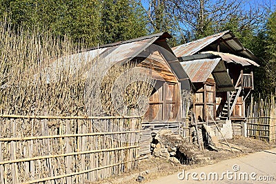 Apatani Tribe from India Stock Photo