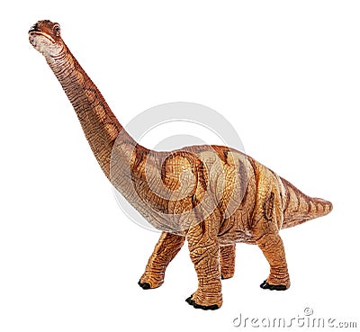 Apatosaurus dinosaurs toy. Stock Photo