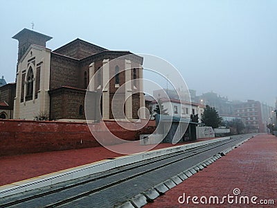 Apeadero del tren de Las Ventas, LeÃ³n EspaÃ±a Stock Photo