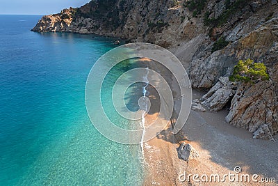 Apella beach,Karpathos island,Greece Stock Photo