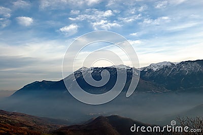 Apennines Landscape Stock Photo