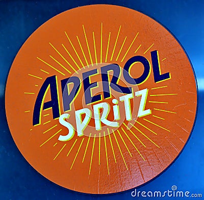 Aperol Spritz Logo Stock Photo