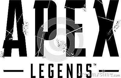 Apex legends symbol logo vector new Editorial Stock Photo