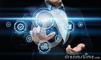 API Application Programming Interface Software Web Development concept Stock Photo