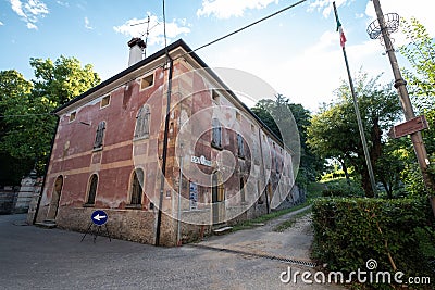 Apini headquarter in Vidor, near Treviso, Veneto. Italy Editorial Stock Photo