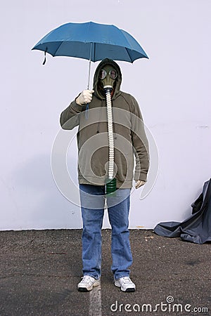 Apocalyptic acid rainy day Stock Photo