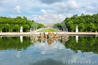 Apollo fountain in Versailles gardens, Paris, France Stock Photo