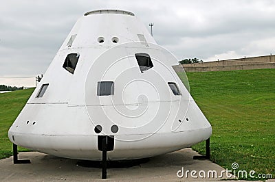 Apollo space capsule mockup Editorial Stock Photo