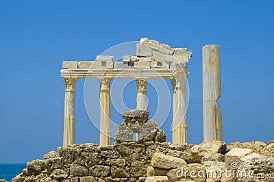 Apollo Temple Stock Photo