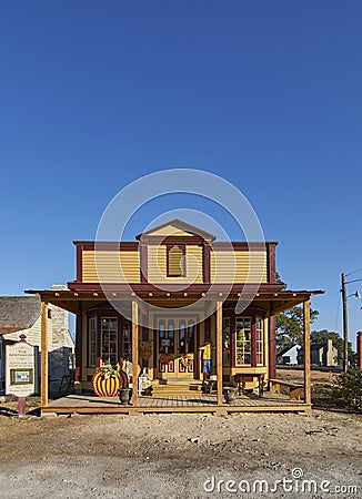 The Apothecary in Round Top, selling Gifts for the home and garden. Editorial Stock Photo