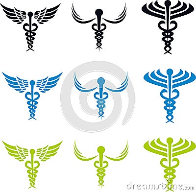 Apotheke Vector icon collection Vector Illustration