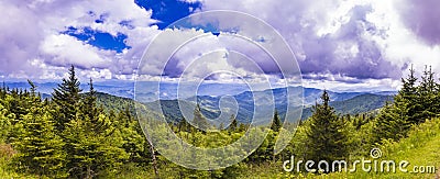 Appalacian mountains panorama Stock Photo