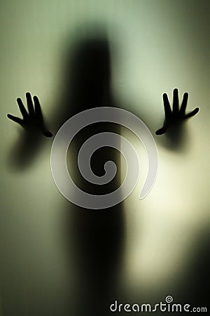 Ghost appearance Stock Photo