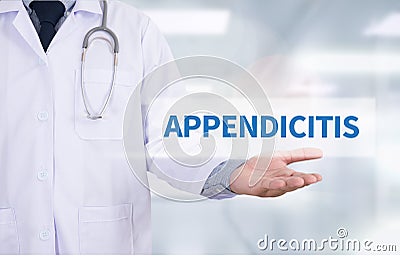 APPENDICITIS Stock Photo