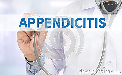 APPENDICITIS Stock Photo