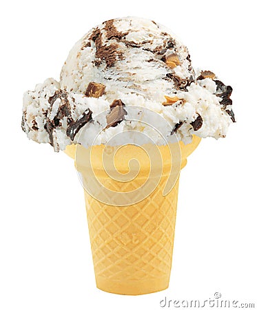 Appetite ice cream Stock Photo