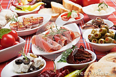 Appetizer food Stock Photo