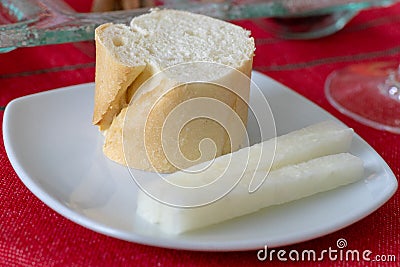 Appetizers at the tasting Stock Photo