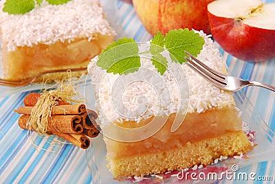 Apple cake Stock Photo