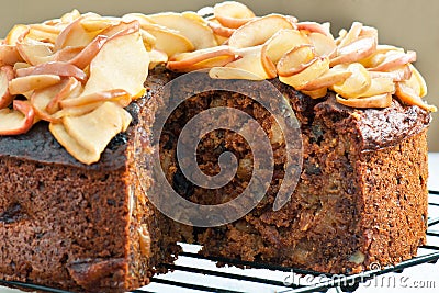 Apple Cake Stock Photo
