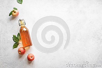 Apple cider vinegar Stock Photo