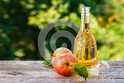 Apple cider vinegar Stock Photo