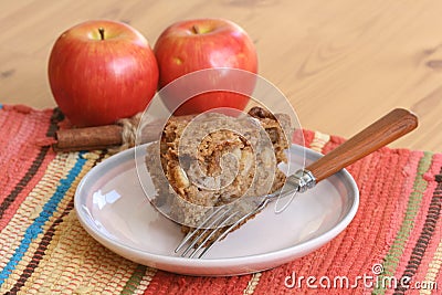 Apple Coffee Cake Stock Photo