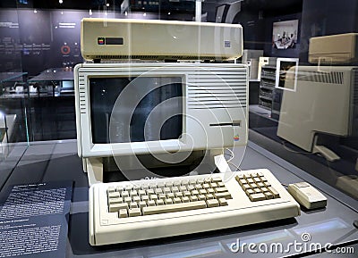 Apple computer Lisa 2 (1983) Editorial Stock Photo