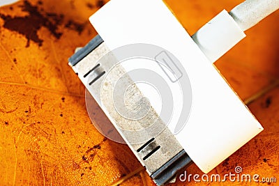 Apple connector Stock Photo