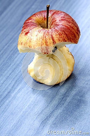 Apple Core Stock Photo