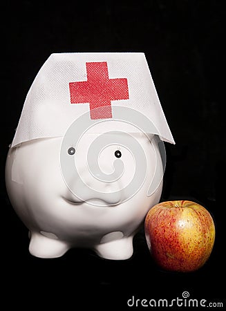 Apple a day keeps the doctor away Editorial Stock Photo