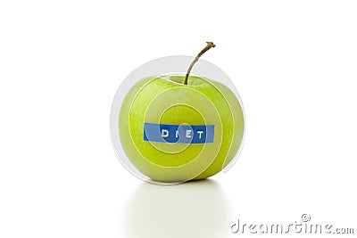 Apple diet concept Stock Photo