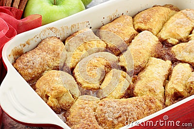 Apple Dumplings Stock Photo