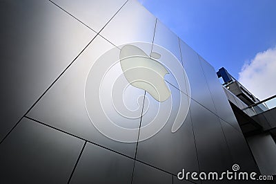 Apple flagship store Editorial Stock Photo