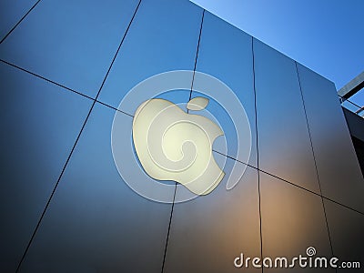 Apple flagship store Editorial Stock Photo